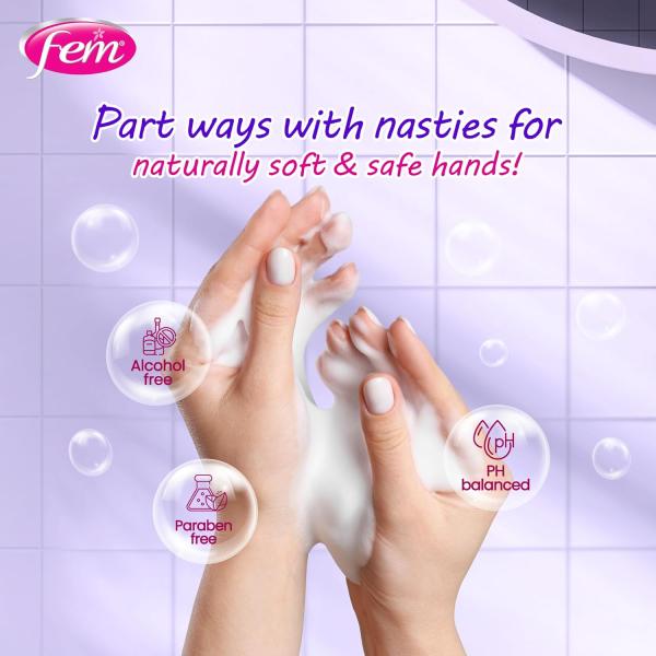 DABUR Fem Fruity Squash Soft & Safe Handwash - 1500Ml | Germ Protection | Enriched With Goodness Of Coconut Milk & Vitamin E | Long Lasting Fragrance grocery