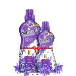 GROCERY Softouch Yardley Imperial Lavender 800+210 ml Fabric Conditioner | Long lasting fragrance for clothes