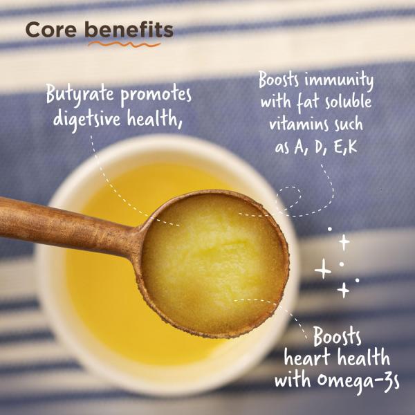 Two Brothers Organic Farms A2 Ghee (500 ml) |Glyphosate free|Free-grazed, Desi Gir Cows GROCERY