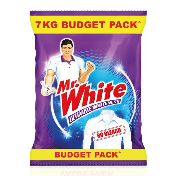 MR WHITE Detergent Powder 7 Kg Budget Pack GROCERY