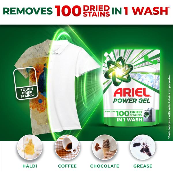Ariel Power Gel Liquid Detergent for Front Load – 4kg | GROCERY