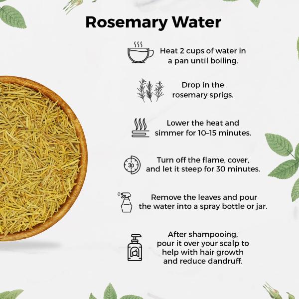 CARMEL ORGANICS Rosemary Leaves (100 Gram) With Spray Bottle GROCERY