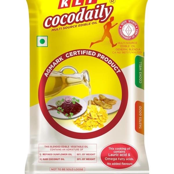 KLF Cocodaily Cooking Oil 1 Liter Pouch - 1 Ltr GROCERY