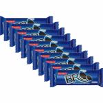 BakeMate BRO Choco Sandwich Cream Biscuits - Combo Pack of 12 (100g Each) | Vanilla Cream Biscuit grocery