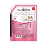 Santoor Mild Gentle Hand Wash 1300ml with Goodness of Lotus & Tulsi| Rich Lathering Formula with Anti-Bacterial Properties| grocery