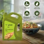 Jivo Cooking Edible Soyabean Oil 5 Litre | High in Omega-6 PUFA grocery
