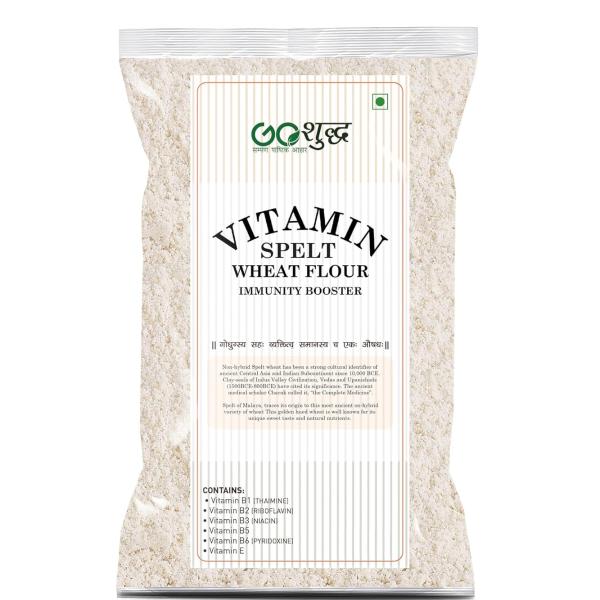 Goshudh Vitamin Spelt Wheat Flour 1 kg | Daily Use Atta grocery