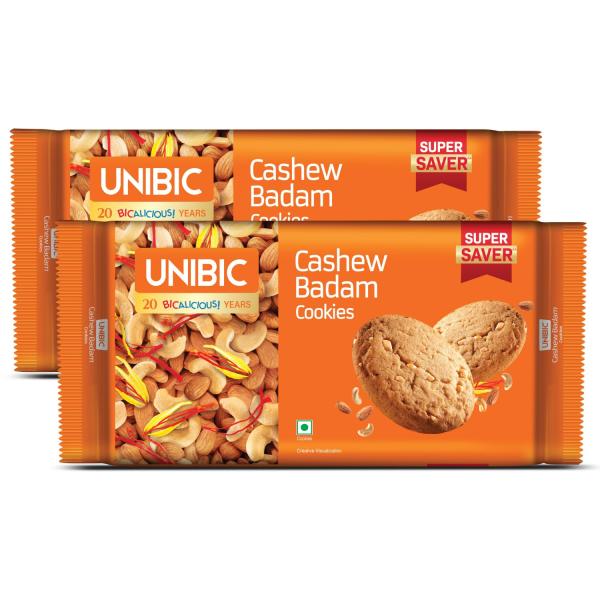Unibic Cashew Badam Cookies|Weight may vary 900g/975g grocery