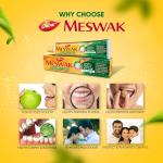 Dabur Meswak Complete Oral Care Toothpaste - 500g (2 x 200g + 1 x100g) | Complete Oral & Gum Care Toothpaste GROCERY