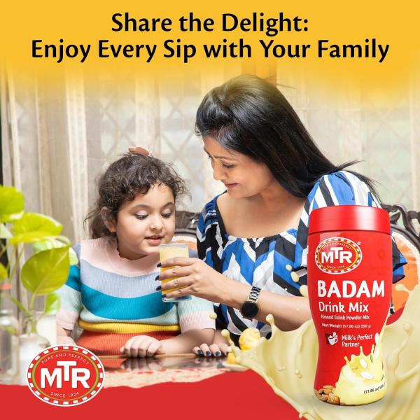 MTR Badam Drink Mix Pet Jar 500g grocery