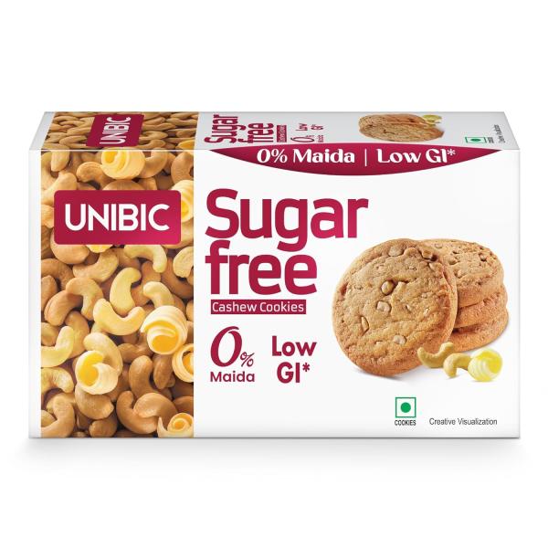 Unibic Sugar Free Cashew Cookies 202.5g grocery