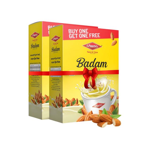 GROCERY ARUNA Instant Badam Drink Mix - Pack of 2 (200g) |