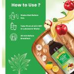 Dr. Patkar's Apple Cider Vinegar with Ginger, Garlic, Lemon & Honey | Unfiltered & Undiluted (With Mother) 200ml grocery