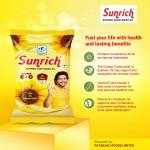 Sunrich Refined Sunflower Oil(Pouch) 750gm / 800gm / 850gm (Weight May Vary) GROCERY