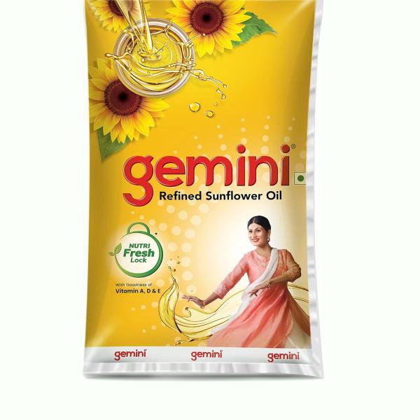 GEMINI REF SUNFLOWER OIL 840g Pouch GROCERY
