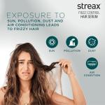 Streax Frizz Control Hair Serum for Dry Frizzy Hair- 100 ml, 72hrs Frizz Free Hair, For Women & Men, GROCERY