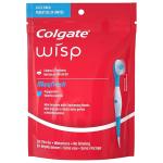 Colgate Adult Max Fresh Wisp Disposable Travel Manual Toothbrush, Peppermint - 24 Count, Red GROCERY