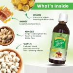 Dr. Patkar's Apple Cider Vinegar with Ginger, Garlic, Lemon & Honey | Unfiltered & Undiluted (With Mother) 200ml grocery