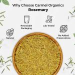 CARMEL ORGANICS Rosemary Leaves (100 Gram) With Spray Bottle GROCERY
