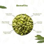 Pure & Sure Organic Pure & Sure Organic Cardamom 7-8mm Bold (Elaichi) 50G GROCERY