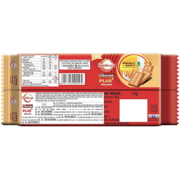 Sunfeast Glucose Plus, 1 Kg grocery