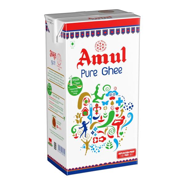 Amul Pure Ghee, 1 Liter Carton GROCERY