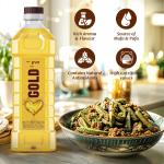 Jivo Gold Refined Oil Perfect Blend of Rice Bran & Sunflower Oil grocery