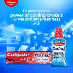 Colgate Max Fresh Toothpaste, Red Gel Paste with Menthol For Tooth Decay Prevention, Cavity Protection, GROCERY