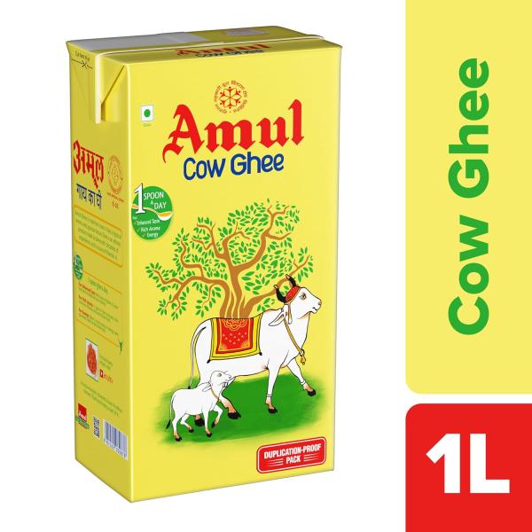 Amul Cow Ghee, 1 Liter Tetra Pk GROCERY