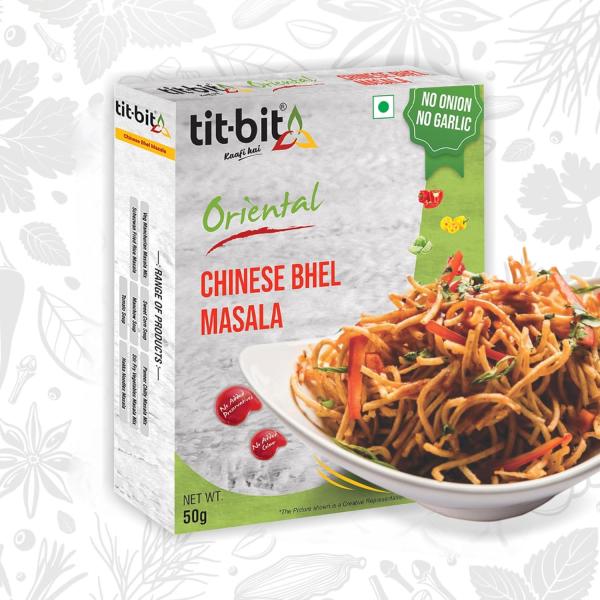 GROCERY  Tit-Bit Oriental - No Onion No Garlic Chinese Masala's Easy to Cook (Jumbo Combo),8 Count
