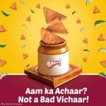 Bingo! Mad Angles Achaari Masti – Desi Mango Pickle Flavour Crunchy Triangle Chips | Tasty Snack for Any Time Cravings, 64g grocery