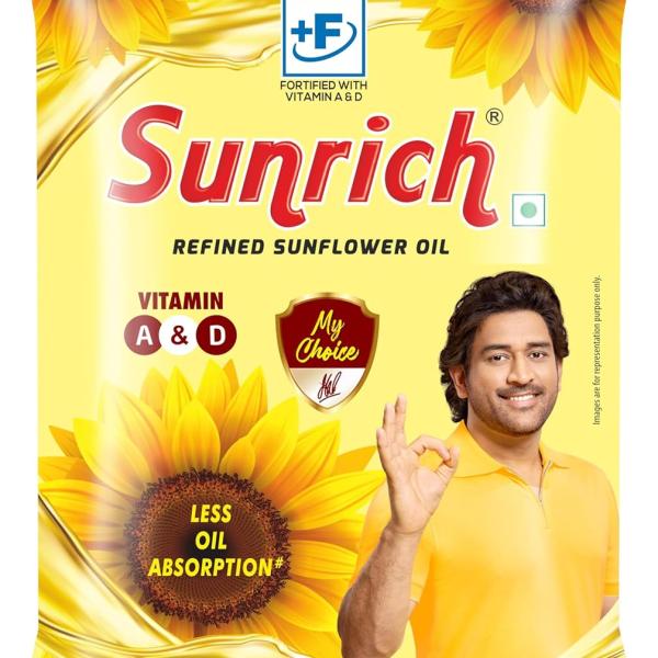 Sunrich Refined Sunflower Oil(Pouch) 750gm / 800gm / 850gm (Weight May Vary) GROCERY
