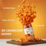 Eat Anytime - Multigrain Protein Chips, Peri Peri | 40 g protein per pack grocery