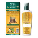 SESA Ayurvedic Hair Oil With Bhringraj & 17 Rare Herbs With Coconut Oil and 4 Nourishing For Hair Growth Help Control Hair Fall with Easy Applicator For Women and Men (200 ml)  grocery