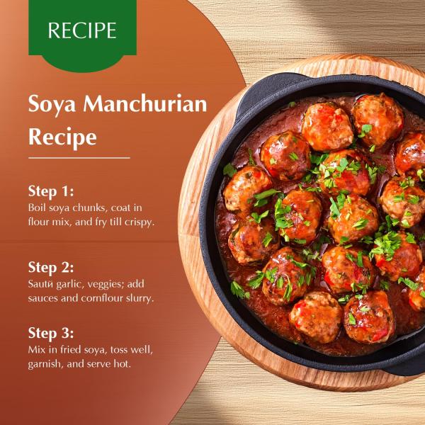 Vedaka Soya Chunks, 500 g GROCERY