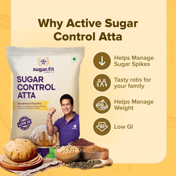 Sugar.fit Sugar Control Atta – 8-in-1 multigrain flour GROCERY
