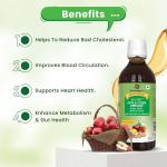 Dr. Patkar's Apple Cider Vinegar with Ginger, Garlic, Lemon & Honey | Unfiltered & Undiluted (With Mother) 200ml grocery