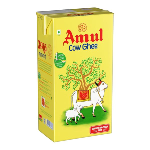 Amul Cow Ghee, 1 Liter Tetra Pk GROCERY
