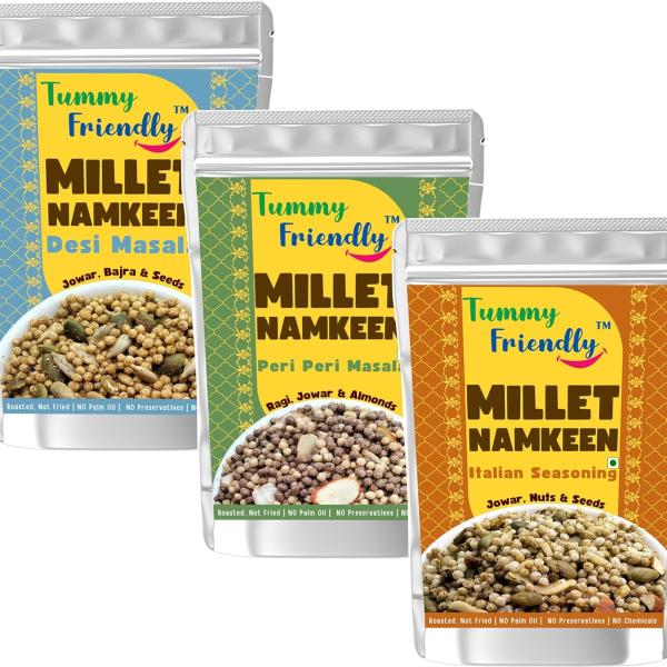 GROCERY       Tummy Friendly Millet Namkeen Mixture for Kids &Adults grocery
