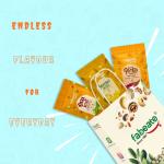 Fabeato NO PALM OIL Vacuum Fried Vegetable Chips Combo (Pack of 3) grocery