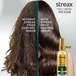 Streax Frizz Control Hair Serum for Dry Frizzy Hair- 100 ml, 72hrs Frizz Free Hair, For Women & Men, GROCERY