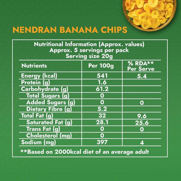 Sweet Karam Coffee Nendran Banana Chips – 95 grams | Made with 100% Coconut Oil | No Preservatives grocery