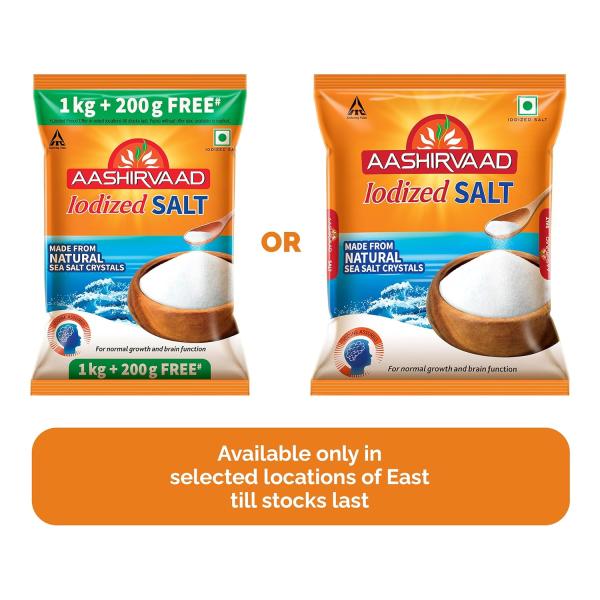 Aashirvaad Salt,with 4-Step advantage, 1kg GROCERY
