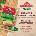 Nature's Superfoods Aashirvaad Organic Atta, 5kg grocery