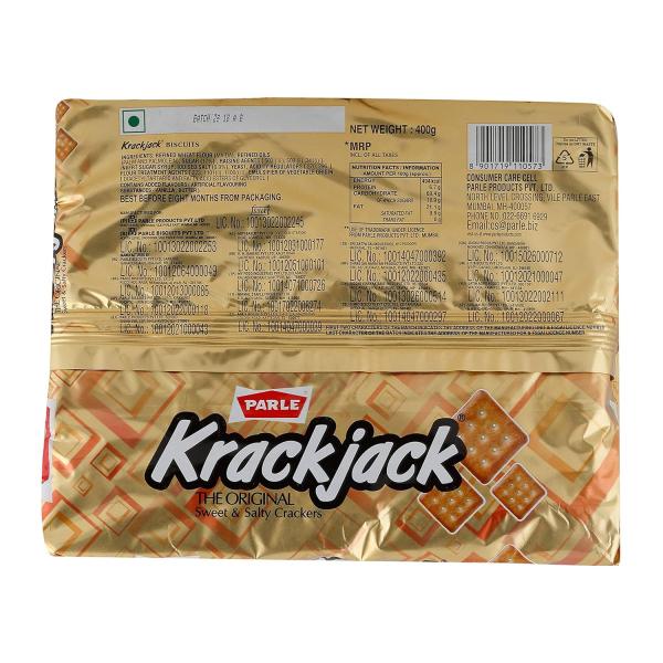Parle Krackjack, 352.8g/400g(weight may vary) grocery