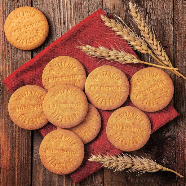 Britannia NutriChoice Digestive High Fibre Biscuits | 0% Maida grocery