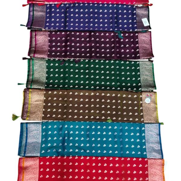 woman  Banarasi  Silk Traditional saree with  blouse