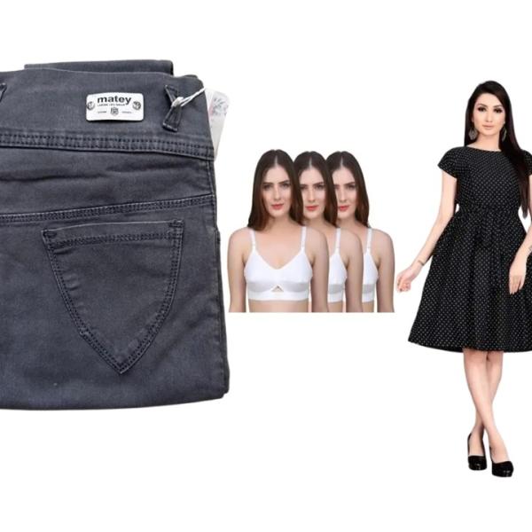 Richway combo offer Ladies Jeans , Bra and Dress
