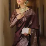  Banarasi Lichi Silk Jecqurd Saree