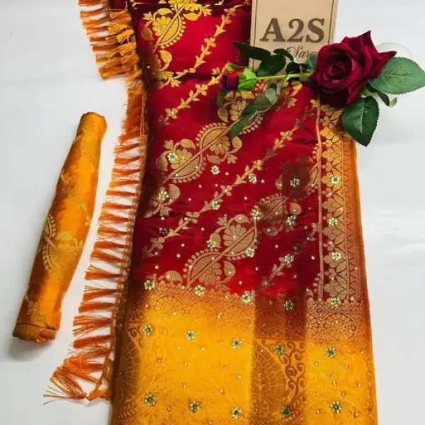 Women's Banarasi Balaton Silk Saree